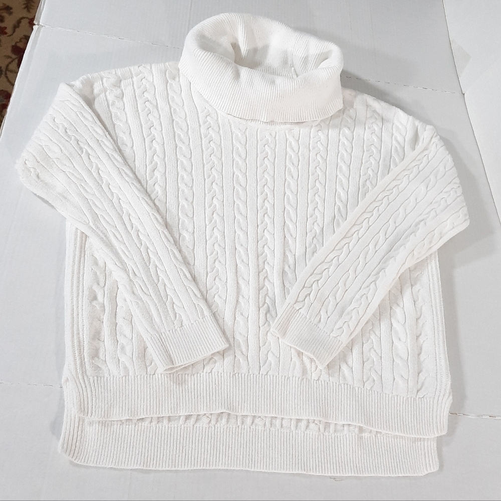 Lauren Ralph Lauren Cable Knit Turtleneck Sweater